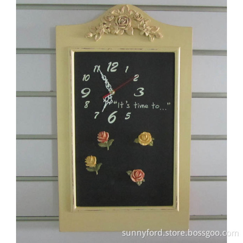 Wooden Wall Clock Decoration (SFW1504)